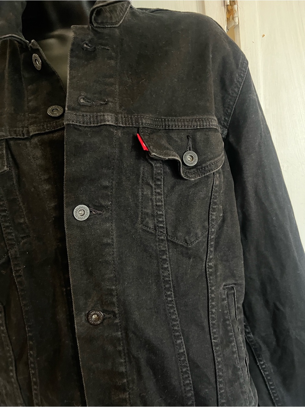 Men's Levi’s Black classic Denim Jacket sz M